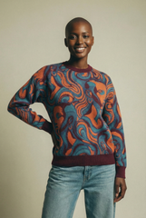 Rema Waves Knit Sweater