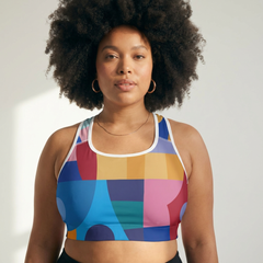 Vetiver Geometric Bra