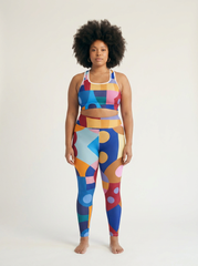 Vetiver Geometric Bra