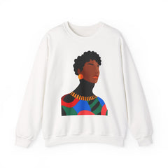 Afrocentric Portrait Crewneck Sweatshirt