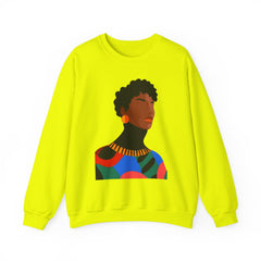 Afrocentric Portrait Crewneck Sweatshirt