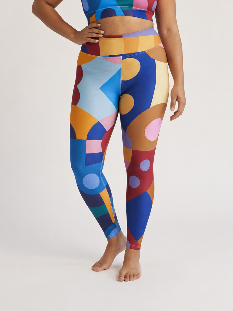 Vetiver Geometric Legging