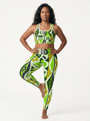 Sage Geometric Legging