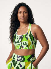 Sage Geometric Bra
