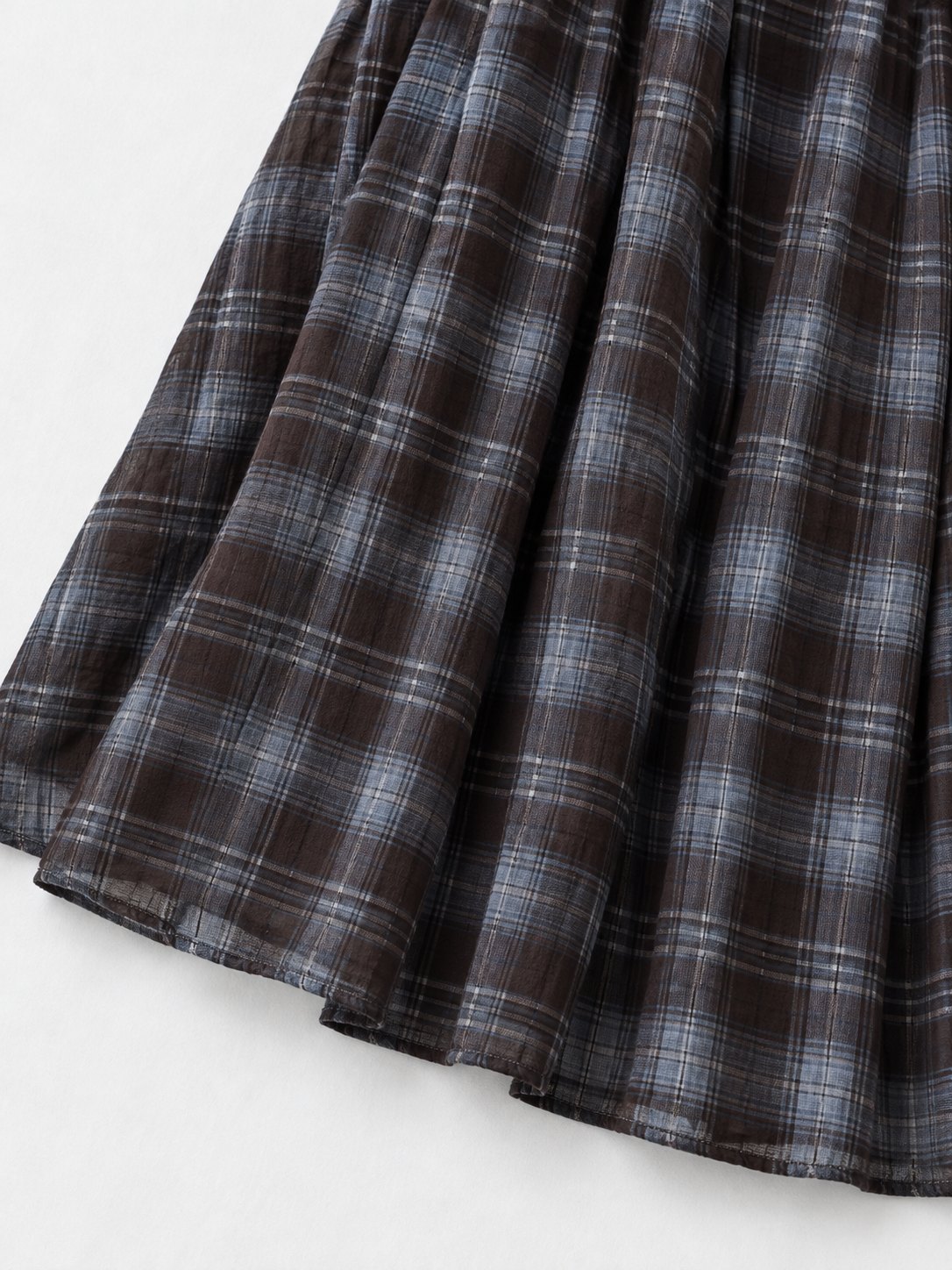 Muted Check Maxi Skirt · detail-2