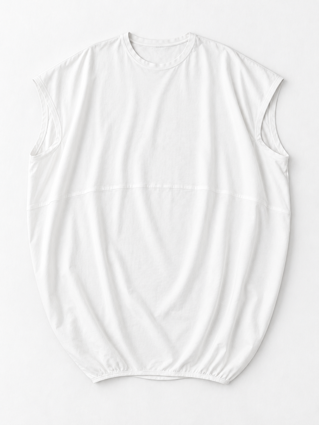 White · flat-front