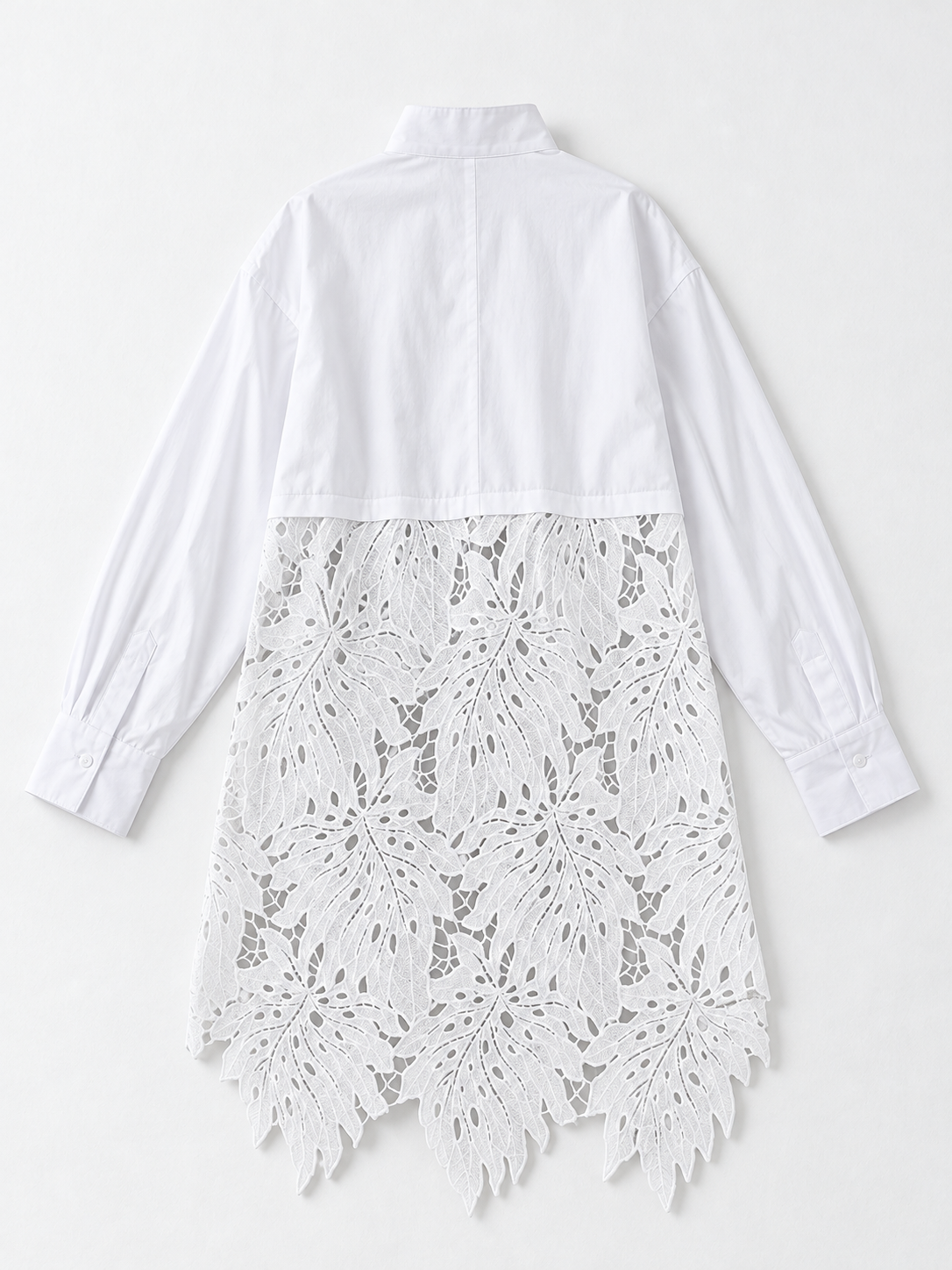 White · flat-back