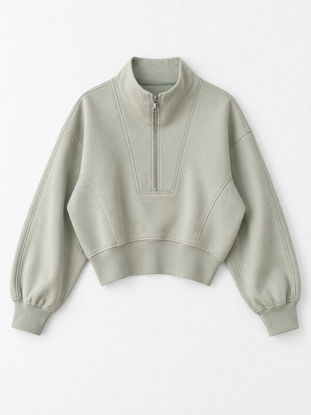 Green · flat-front