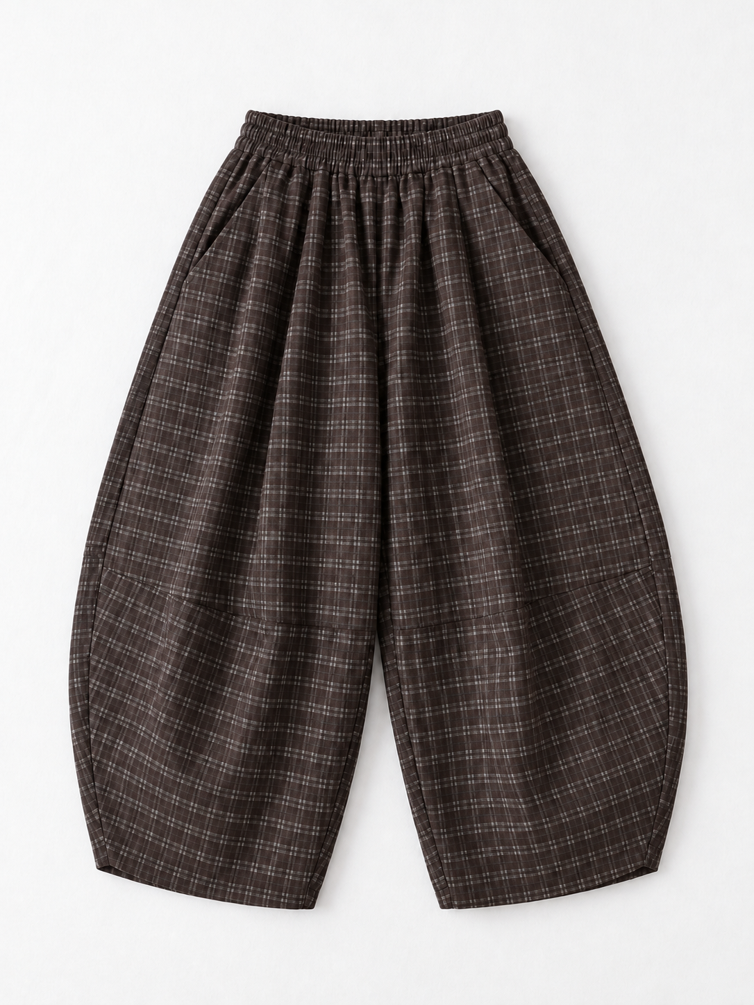 Brown · flat-front