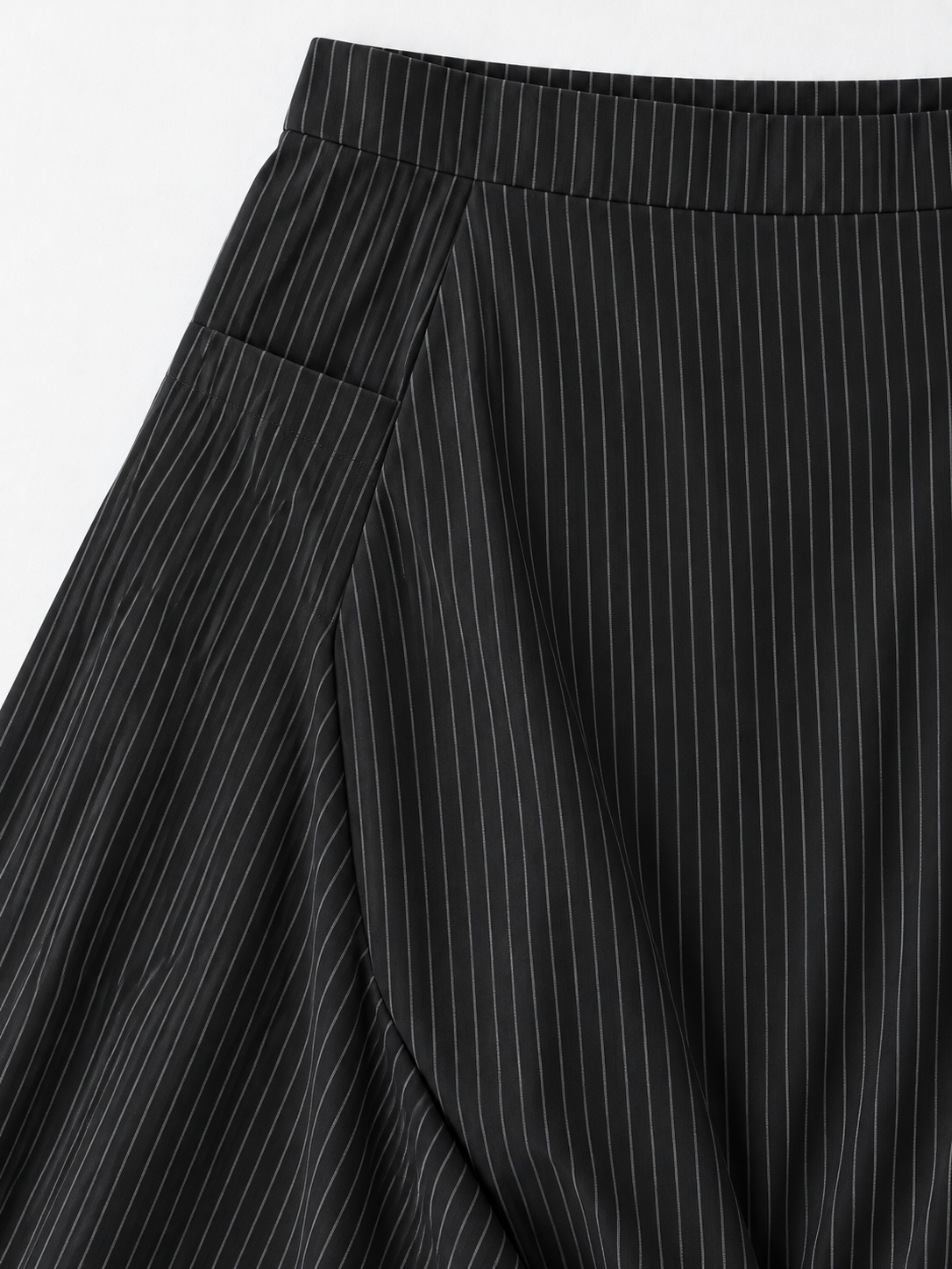 Pinstripe Drop-Crotch Culottes · detail-1