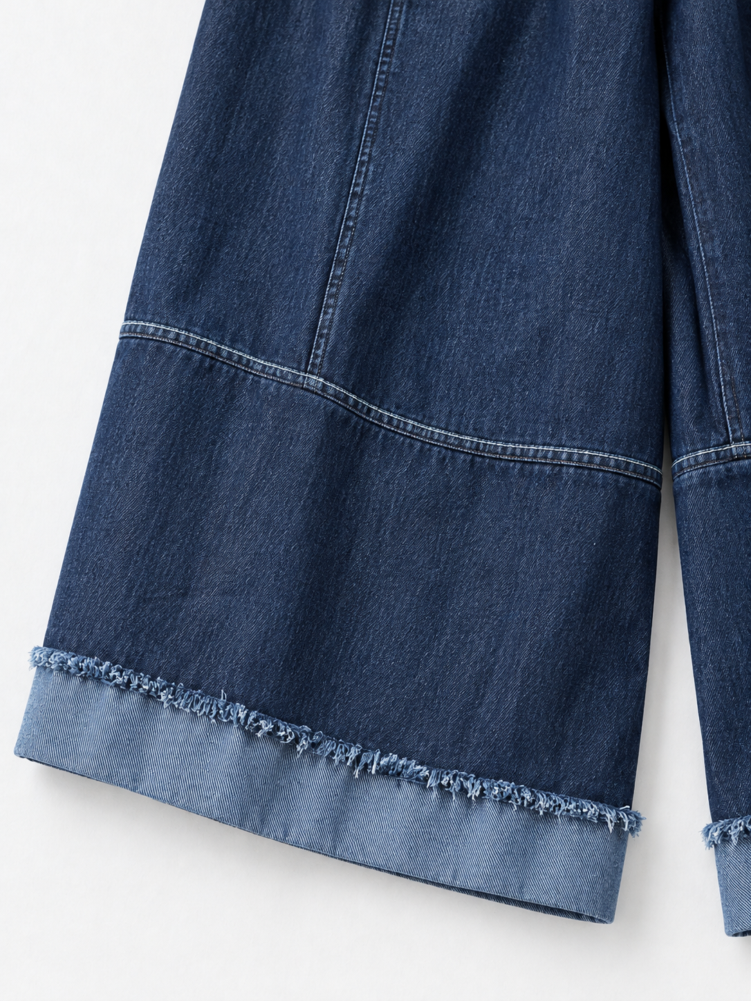 Panelled Denim Culottes · detail-2