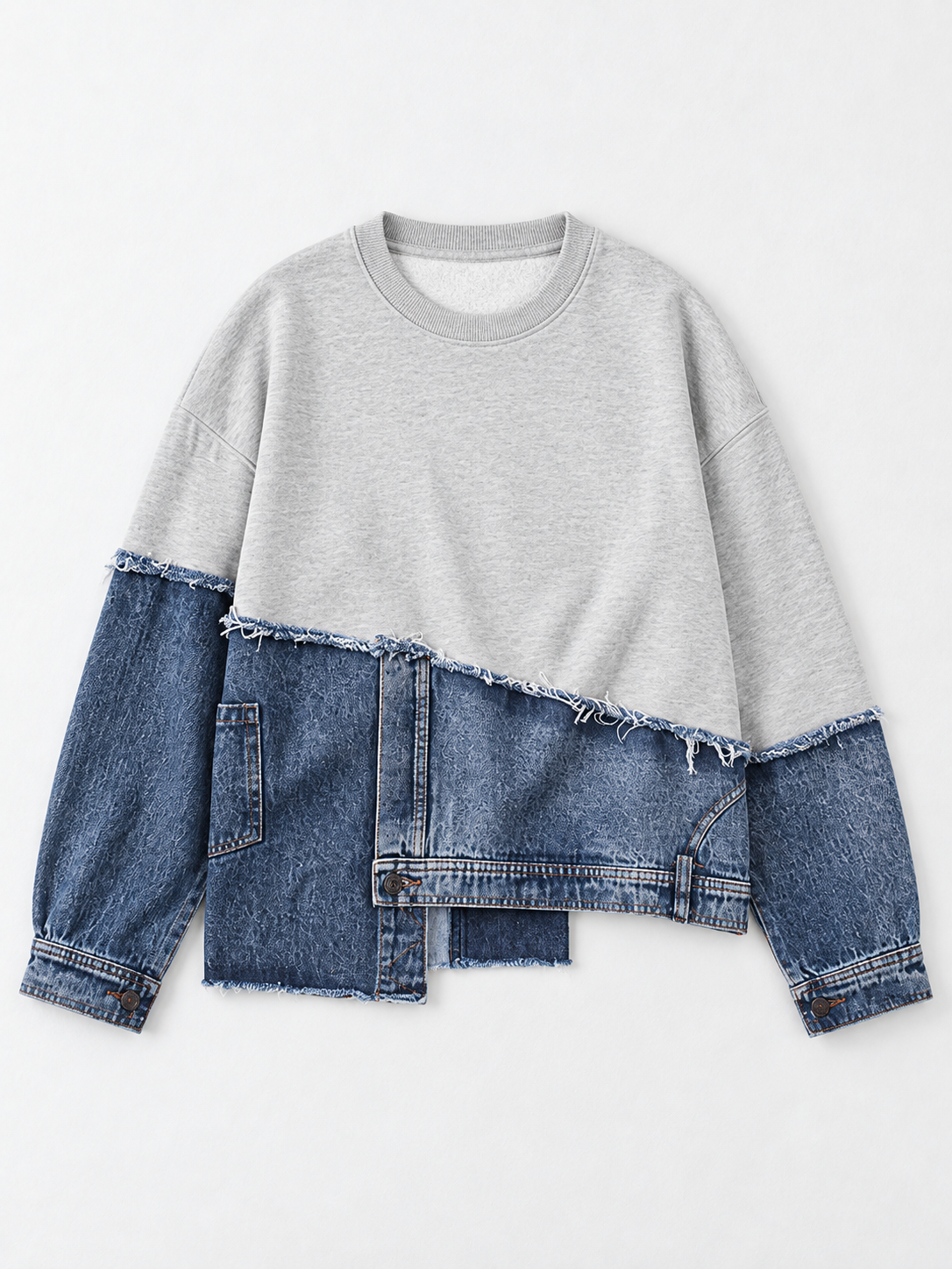 gray · flat-front