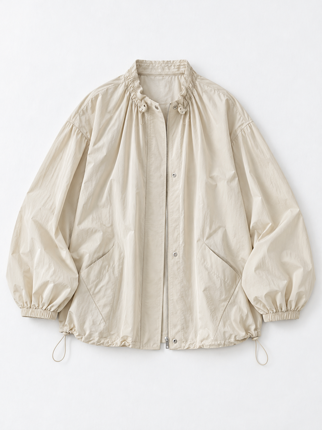 Beige · flat-front
