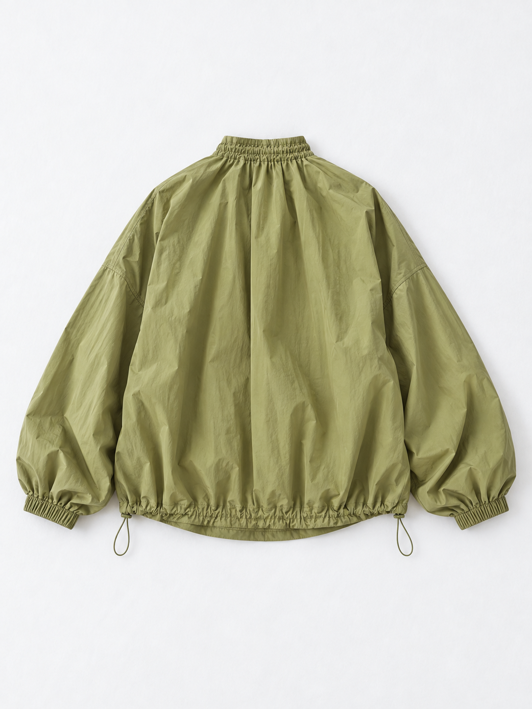 Drawstring Volume Jacket · flat-back