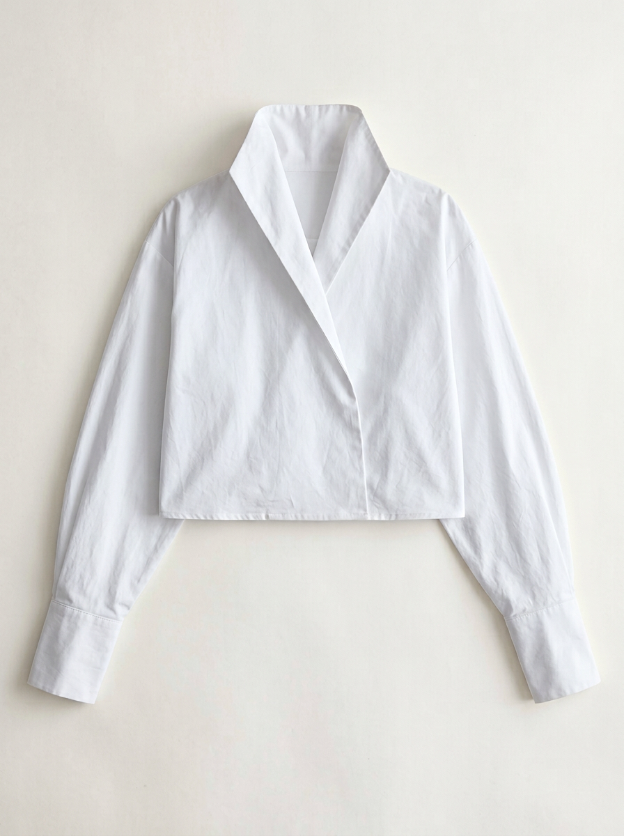 White · flat lay · front