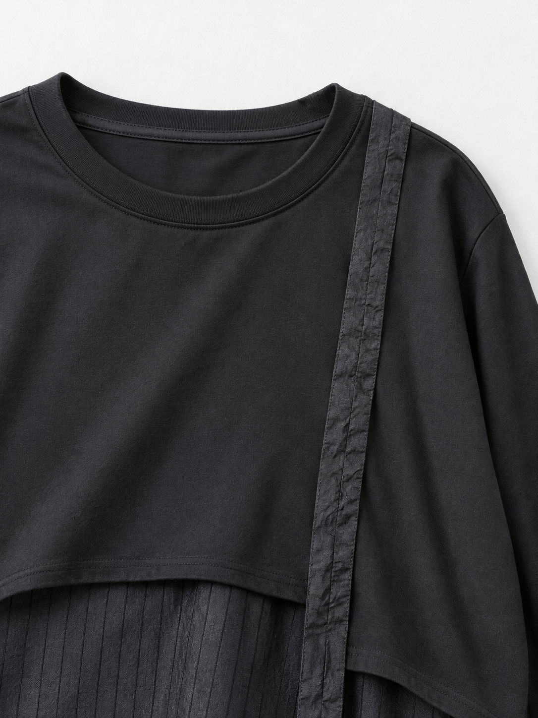 Stripe-Panel Ribbon Top · detail-1