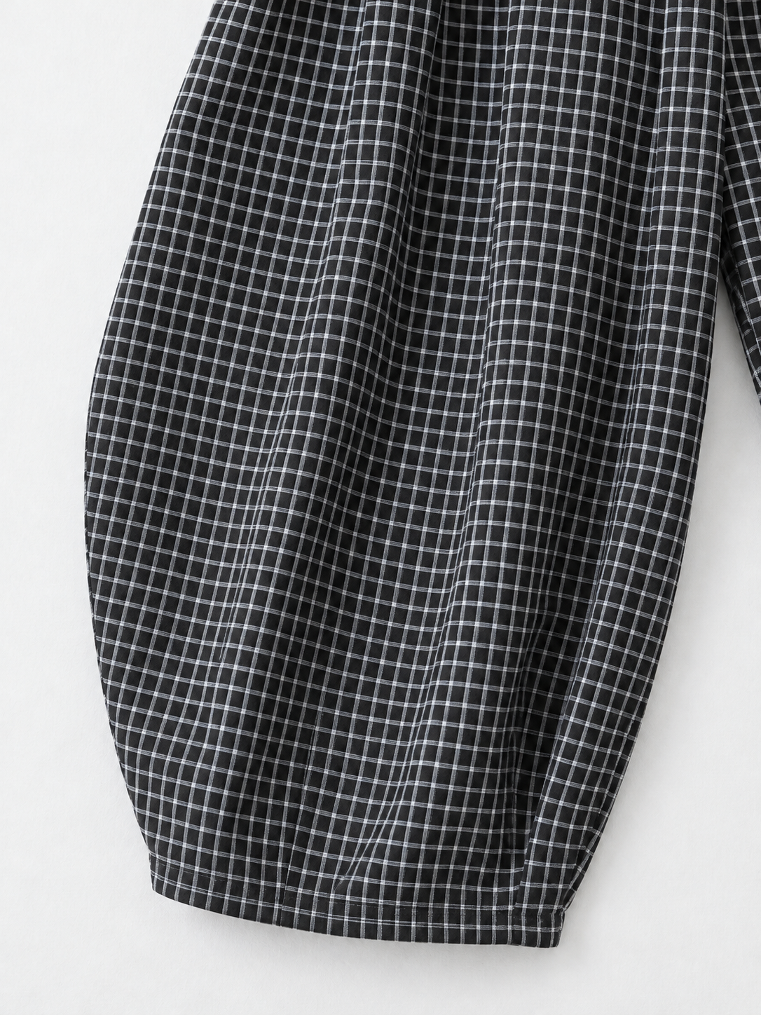 Windowpane Balloon Trousers · detail-2