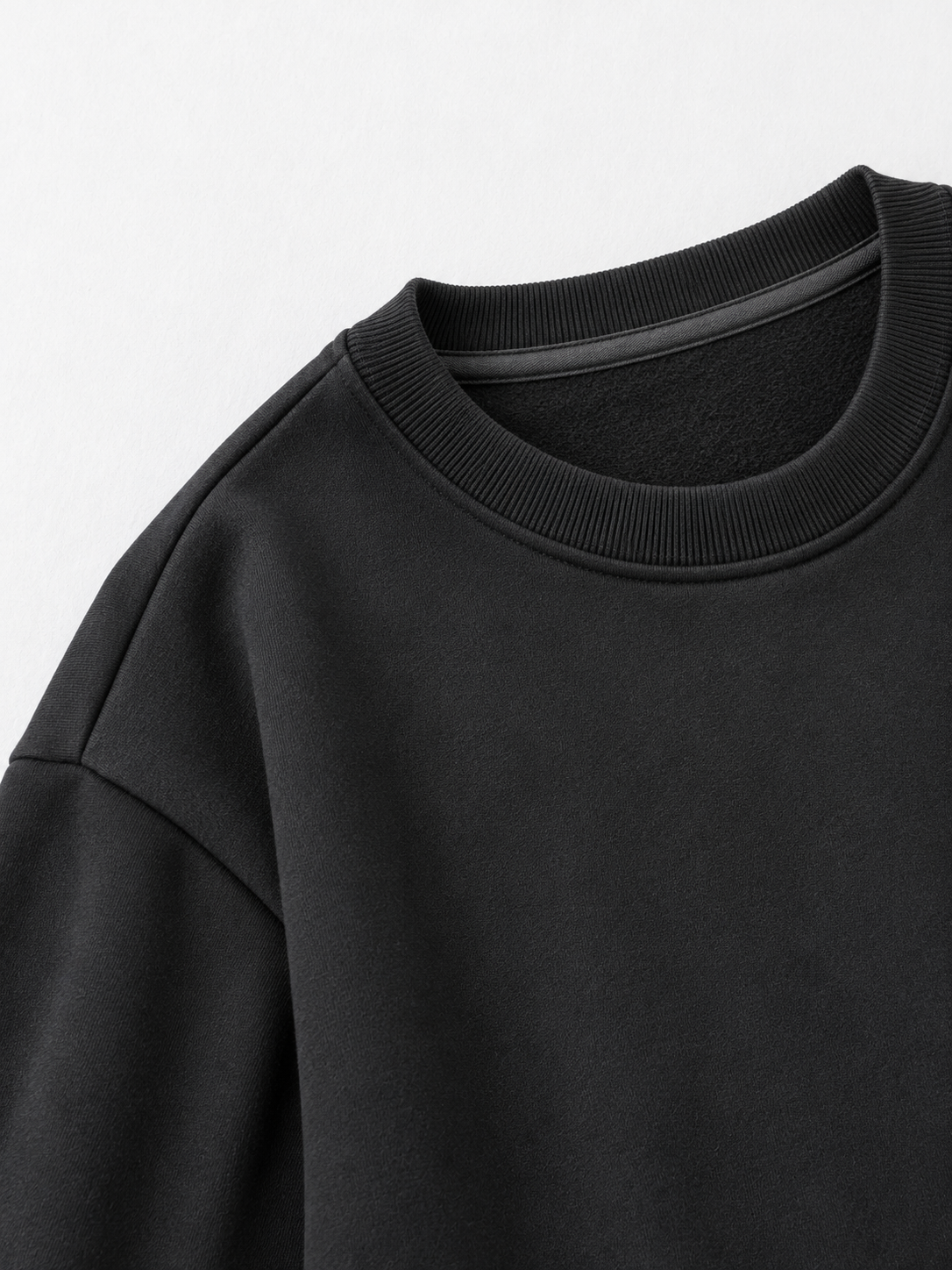 Pocket Denim-Hem Sweatshirt · detail-1