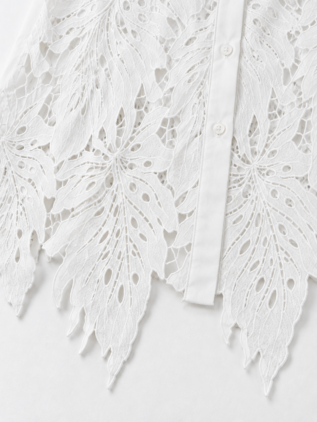 Floral Lace-Front Shirt · detail-2