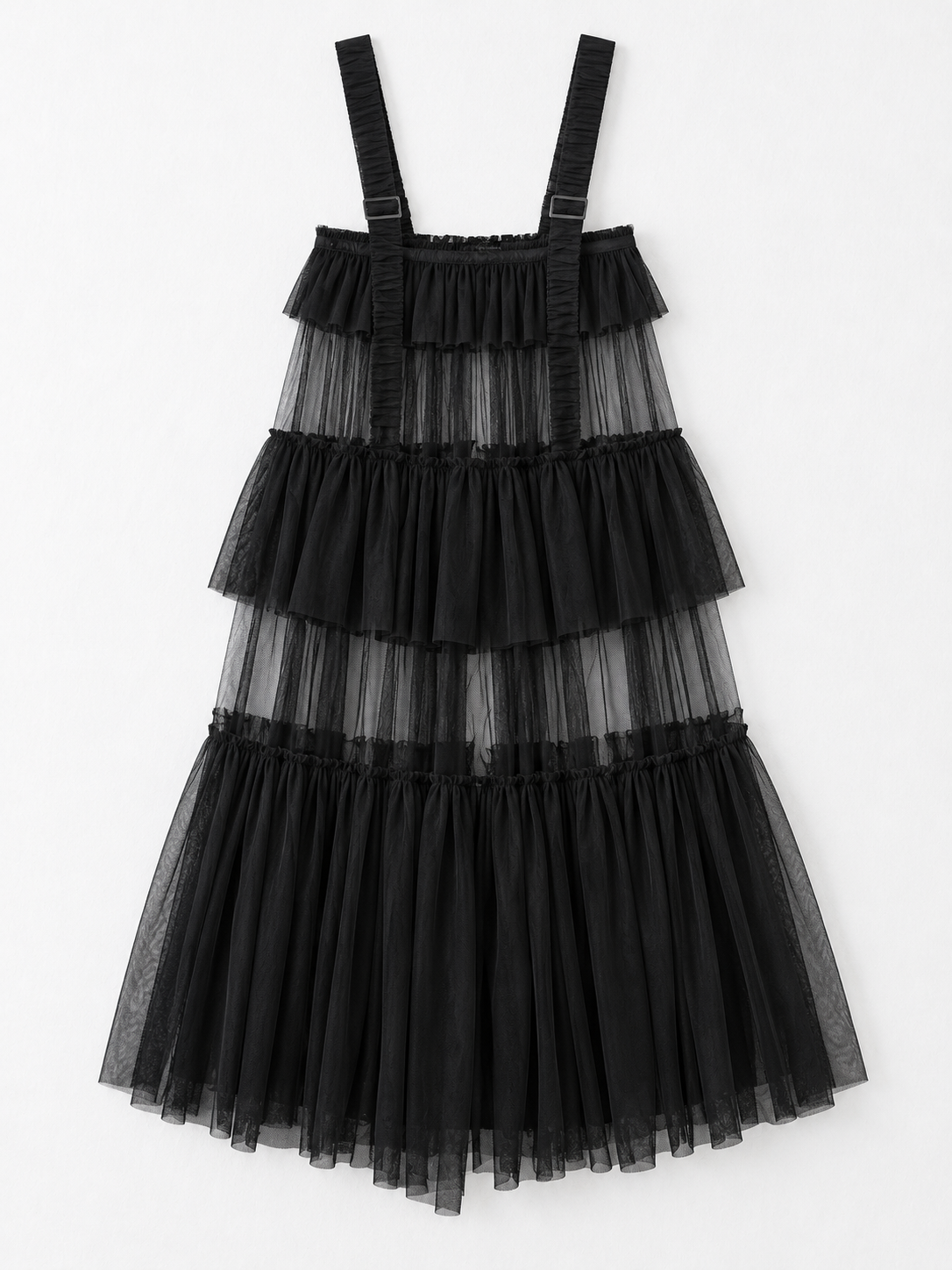 Black dress · flat-back