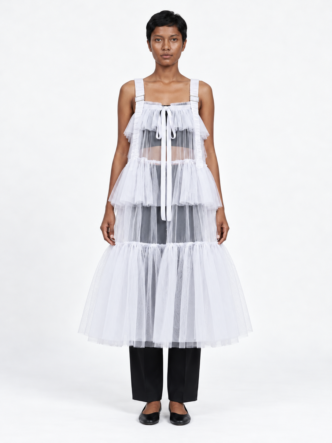 White dress · model-front
