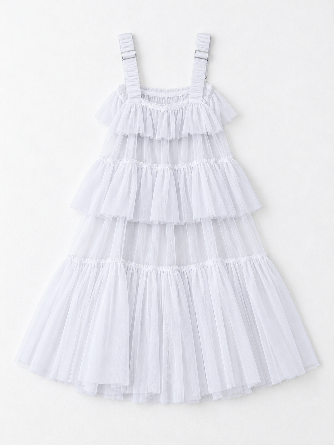 White dress · flat-back