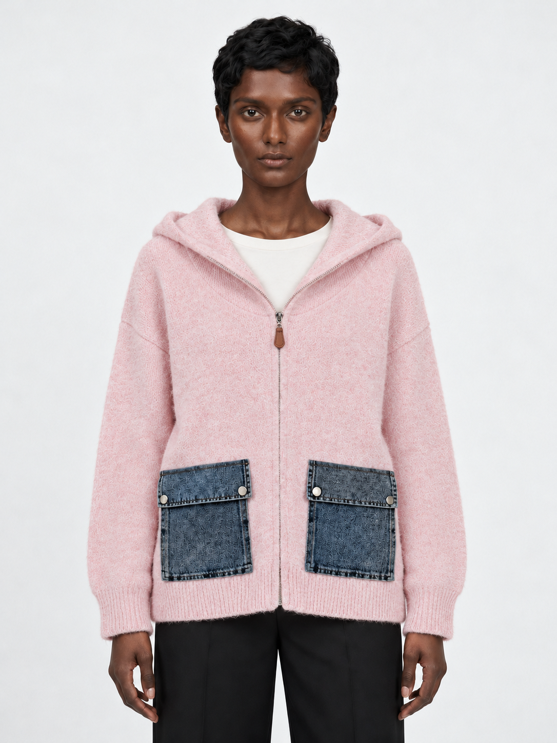 pink color · model-front