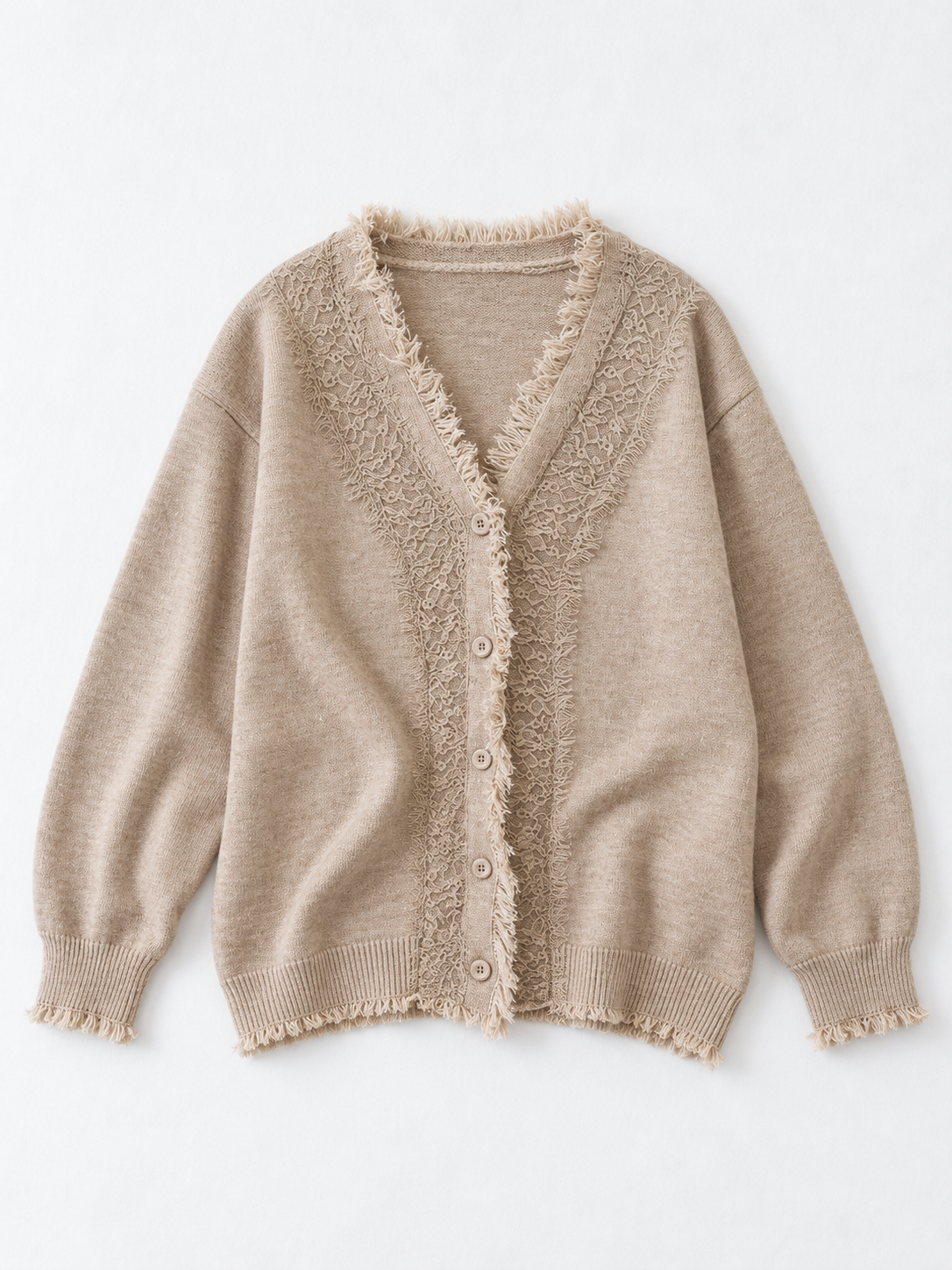 khaki · flat-front