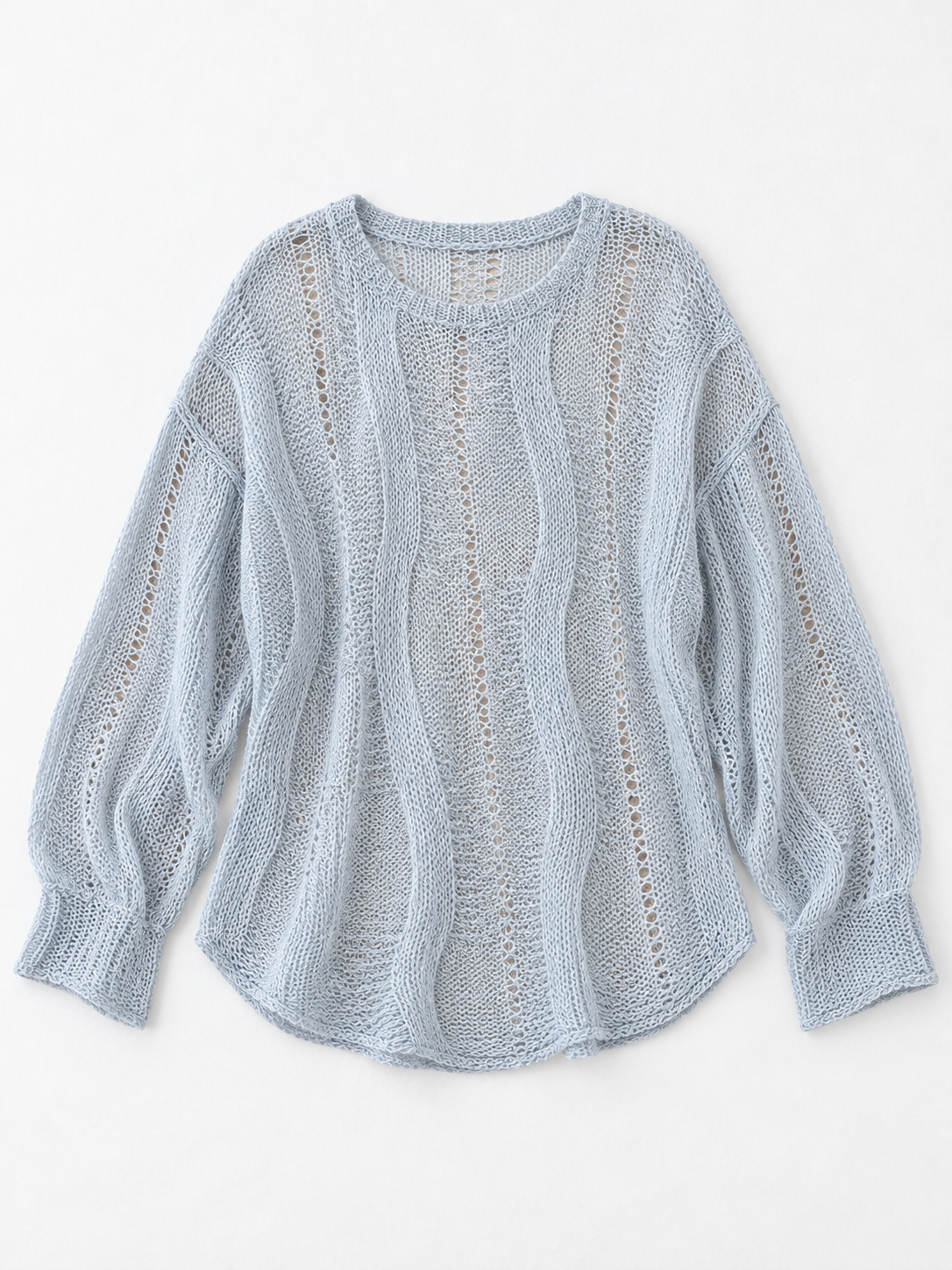 Blue · flat-front
