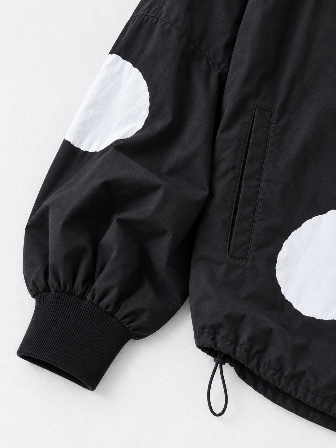 Oversized Dot Zip Jacket · detail-2