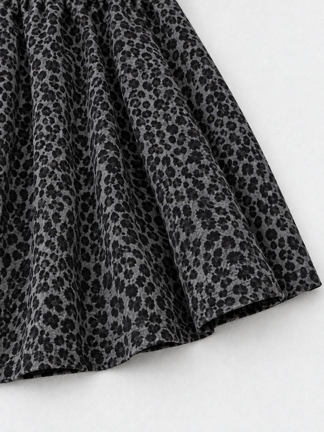 Leopard A-Line Midi Skirt · detail-2