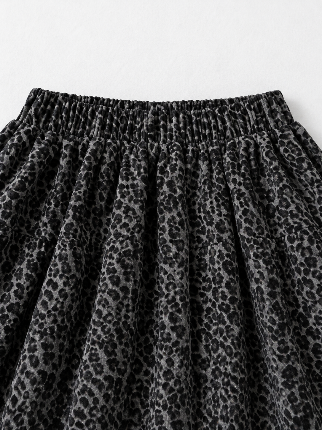 Leopard A-Line Midi Skirt · detail-1