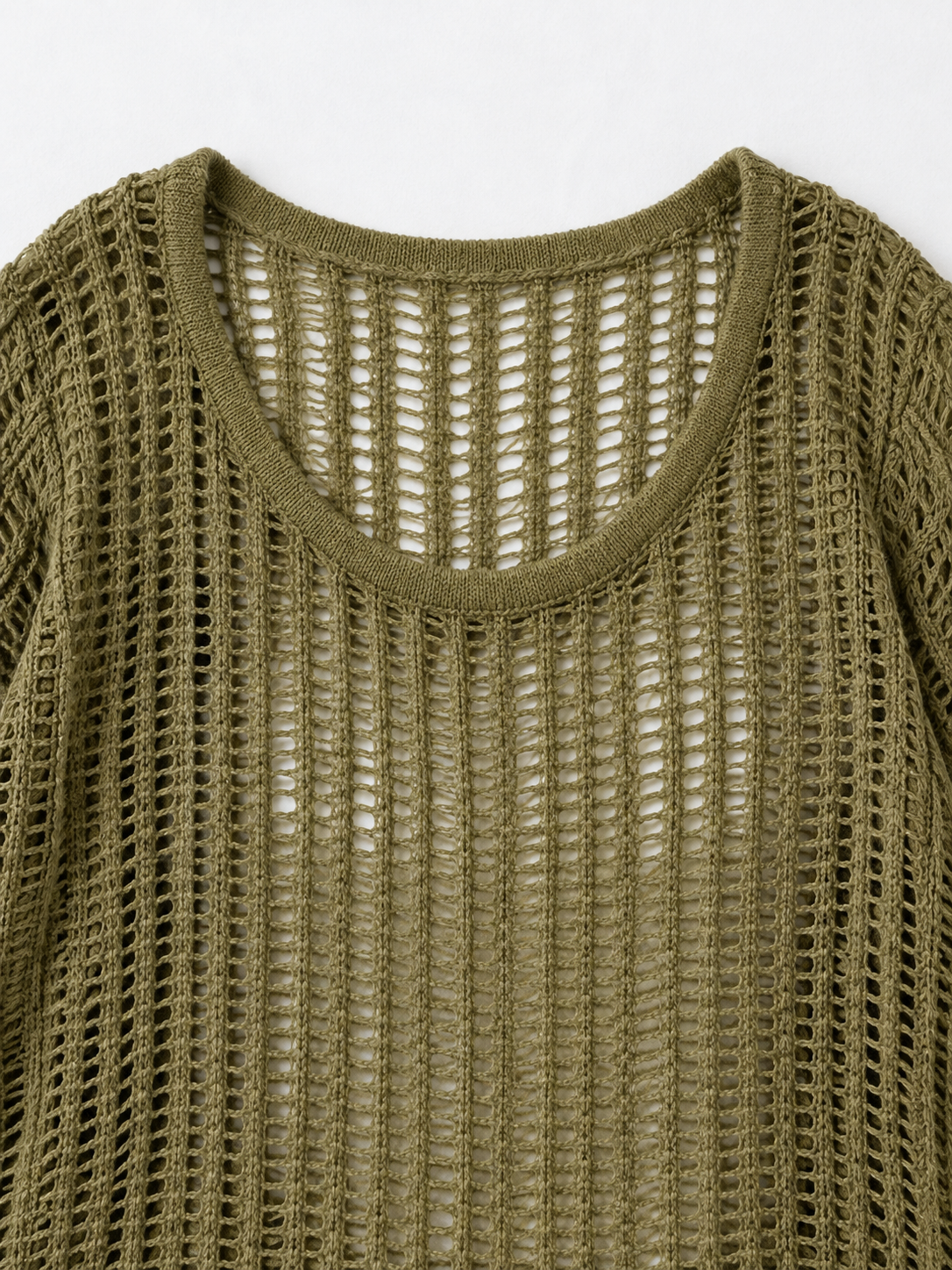 Longline Open-Stitch Sweater · detail-1