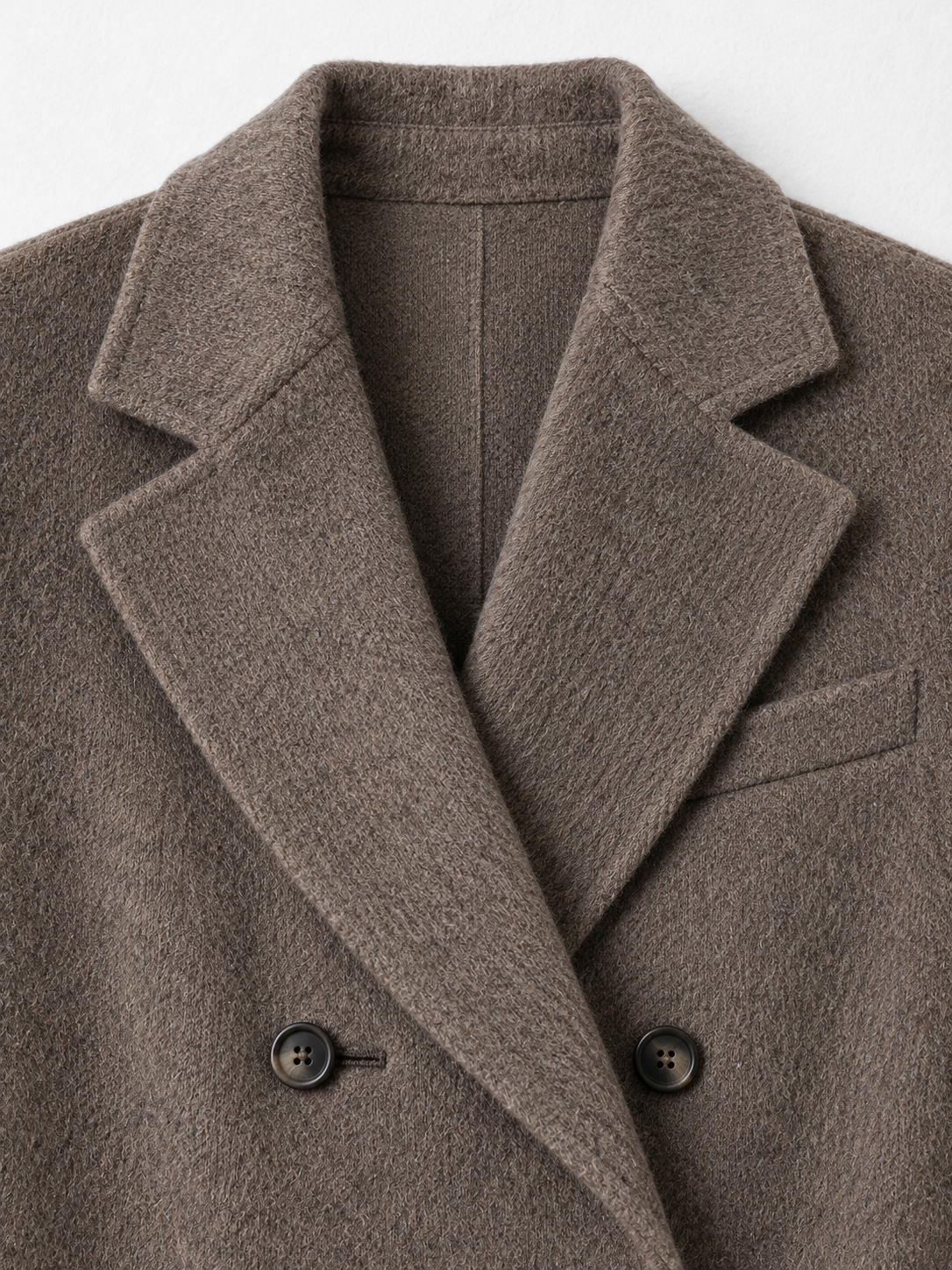 Long Notch-Lapel Coat · detail-1