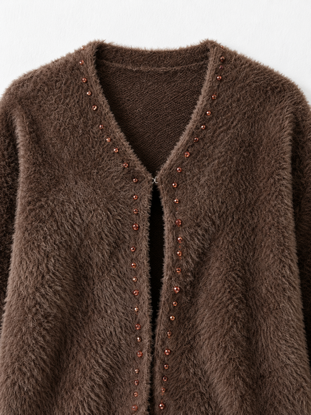 Embellished Textured Cardigan · detail-1
