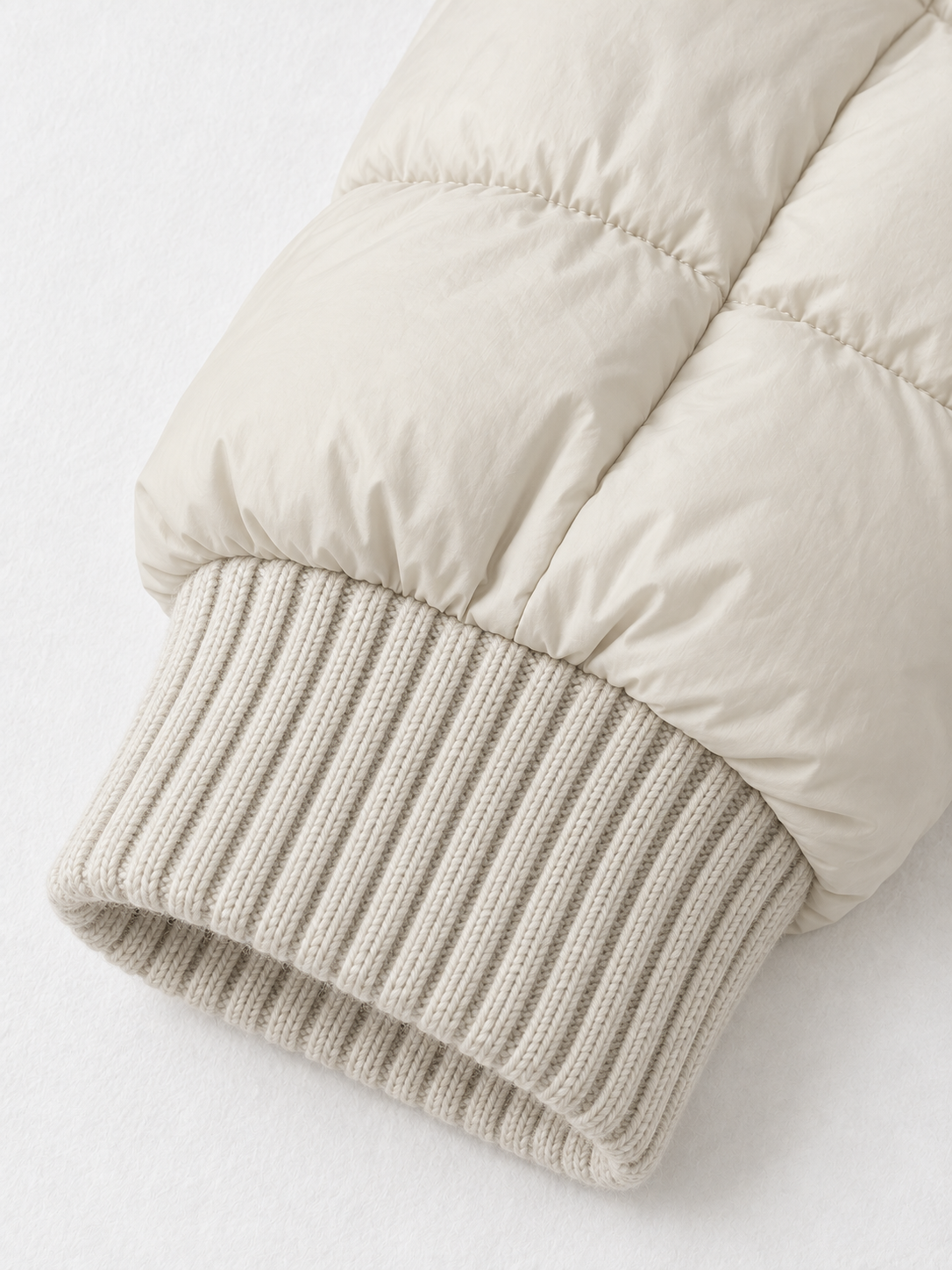 Rib-Collar Padded Jacket · detail-2