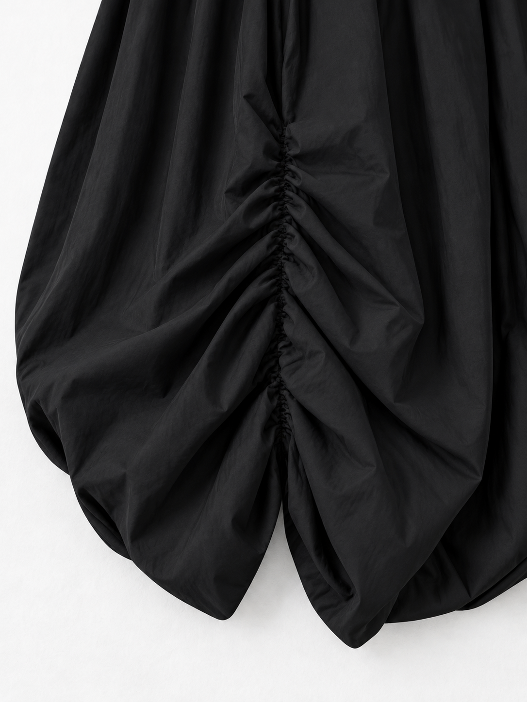 Ruched Balloon Midi Skirt · detail-2