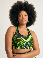 Basil Abstract Bra