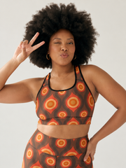 Geneva Moss Racerback Bra